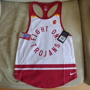 NWT USC Trojans Nike DriFit Racerback Tank Top